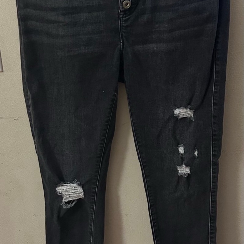 Distressed Black Jeans for Women torrid size 12R